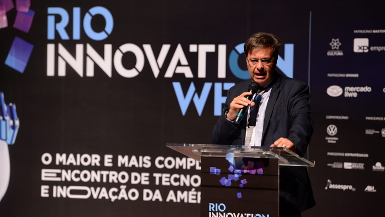Ministro do Turismo no Rio Innovation Week (Foto: Pedro França)