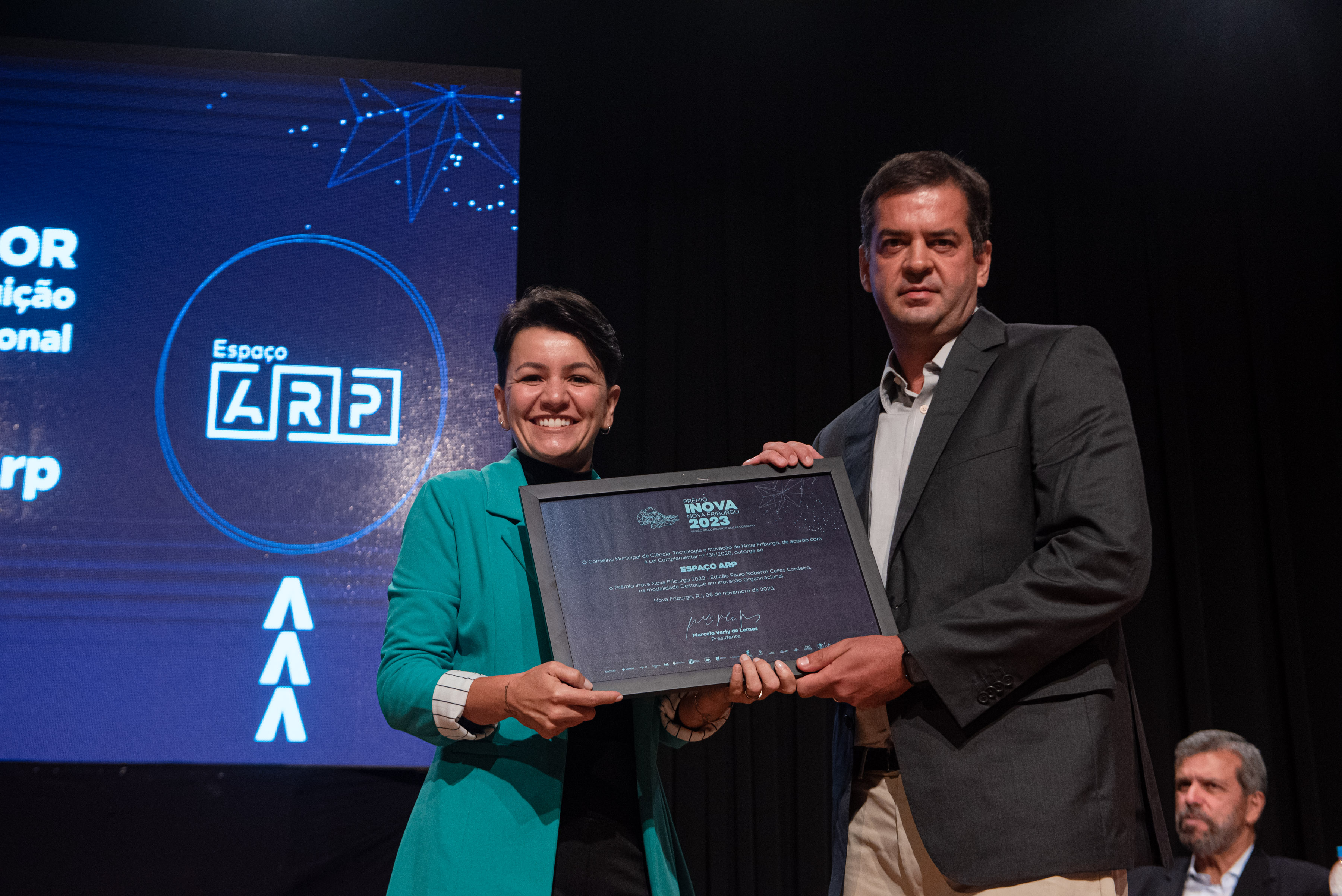 Prêmio - Inova Nova Friburgo - ARP 2023. (Foto: Divulgação)