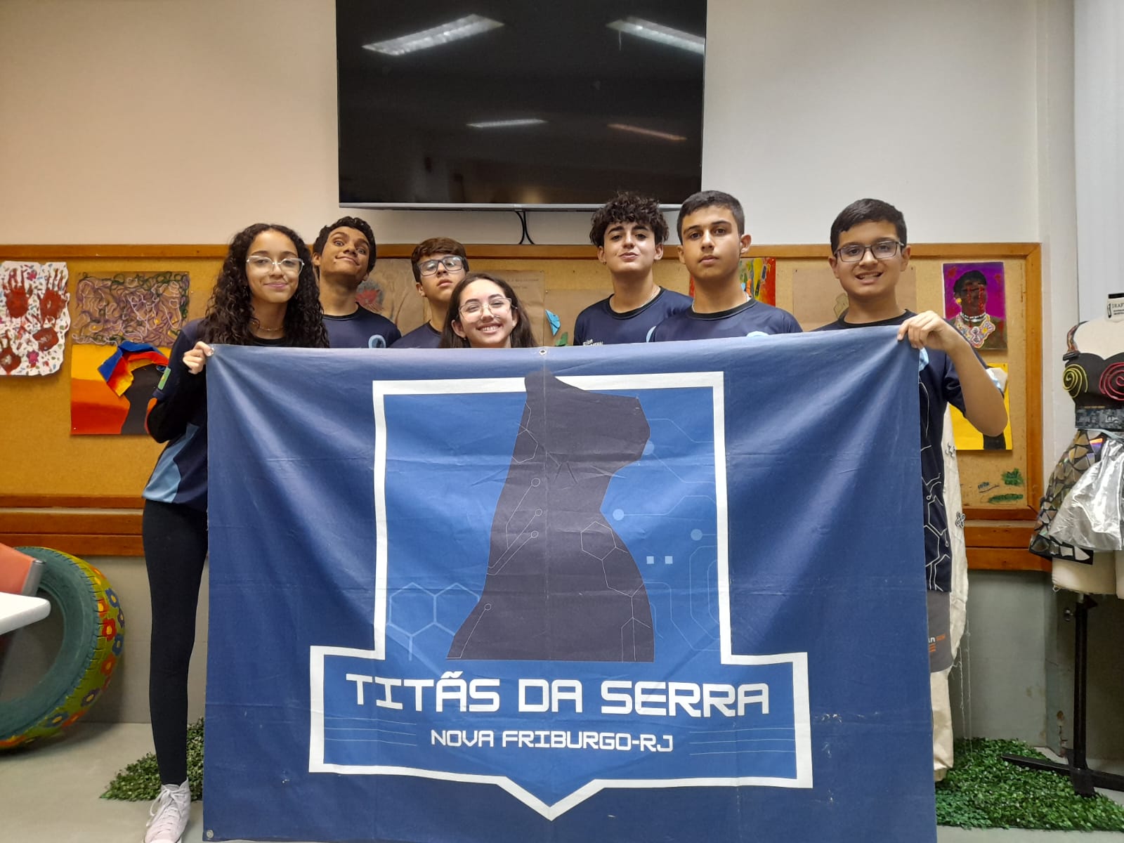 Equipe Titãs da Serra. (Foto: Divulgação/Firjan)