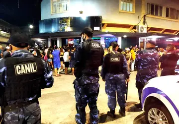 Operação contra eventos fiscaliza ruas de Teresópolis, RJ. (Foto: Divulgação)